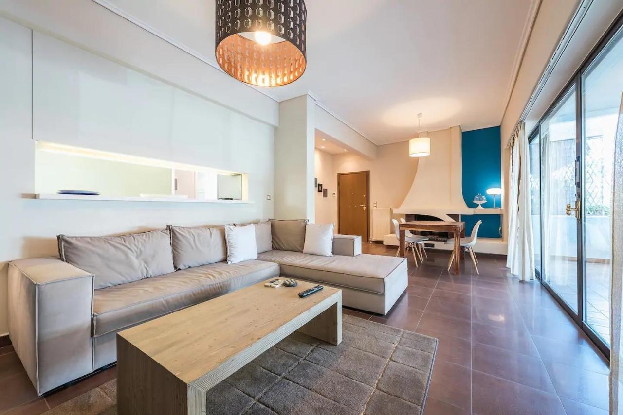 Glyfada Glass-Walled Designed Apt เอเธนส์ ภายนอก รูปภาพ