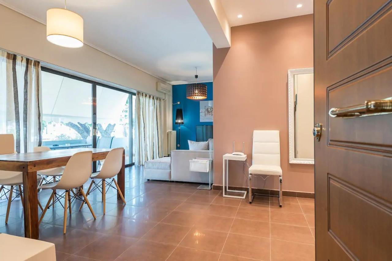 Glyfada Glass-Walled Designed Apt เอเธนส์ ภายนอก รูปภาพ